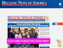Tablet Screenshot of hellenicnews.com